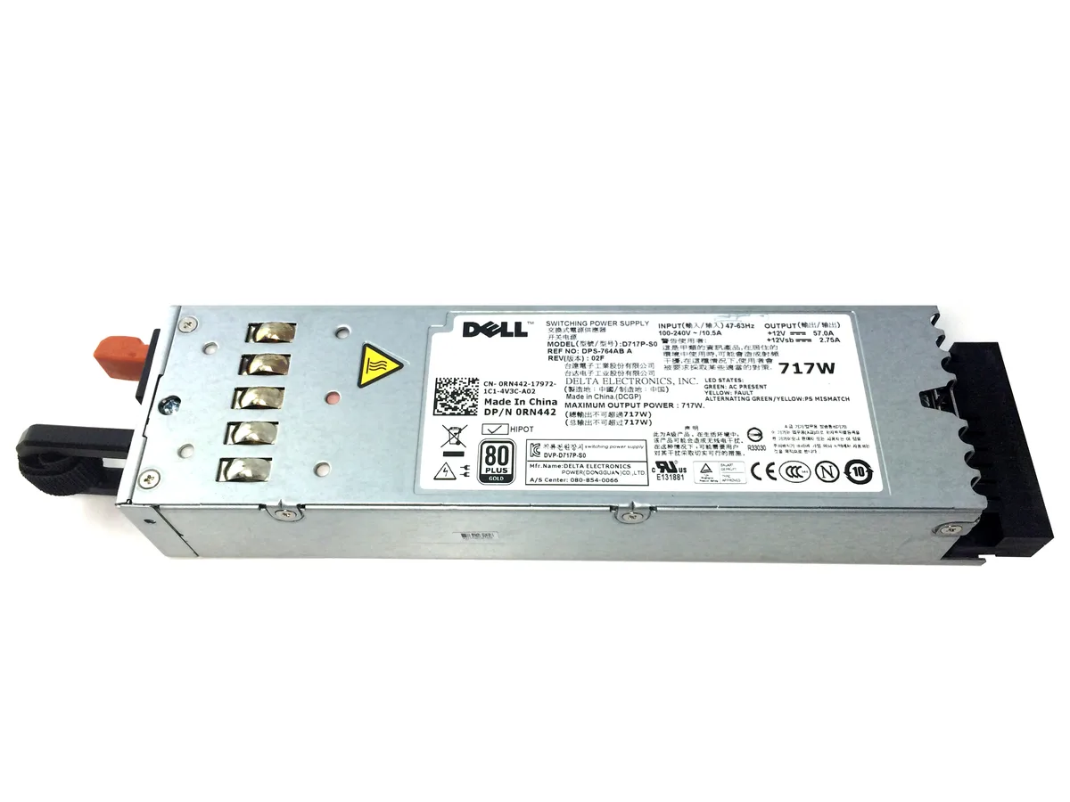 DELL DELL PowerEdge R610 717W server power supply RN442 — תמונת המוצר
