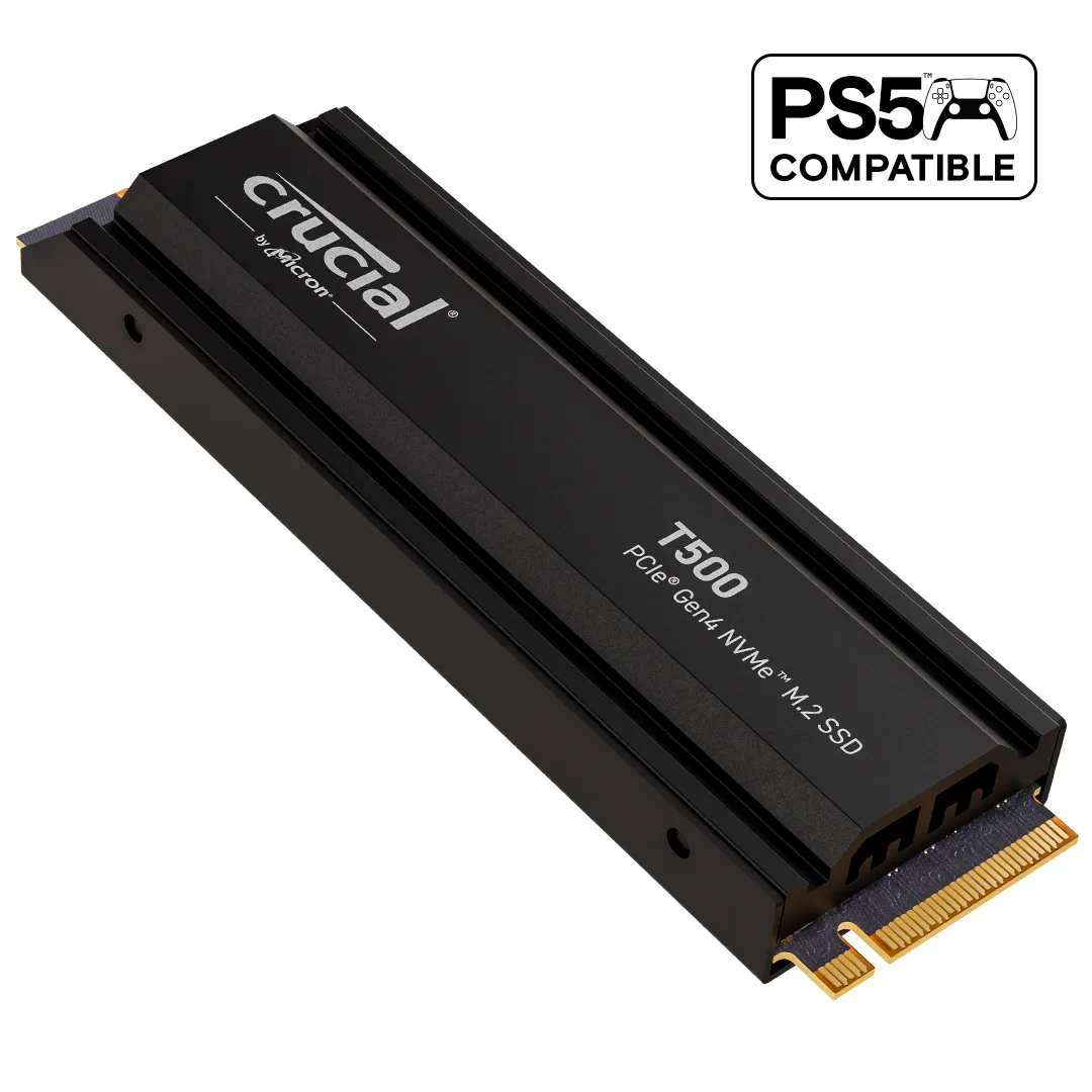 Crucial Crucial T500 CT4000T500SSD5 4TB M.2 2280 PCIe 4.0 NVMe internal SSD — product photo