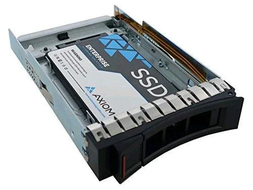 Silver 3.5 inch enterprise SSD with hot-swap tray handle