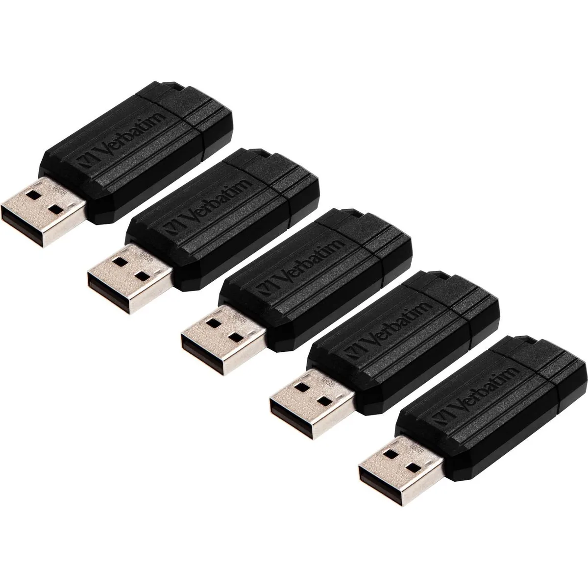 VERBATIM VERBATIM 49063BD PinStripe USB 2.0 16GB USB flash drive — Produktfoto