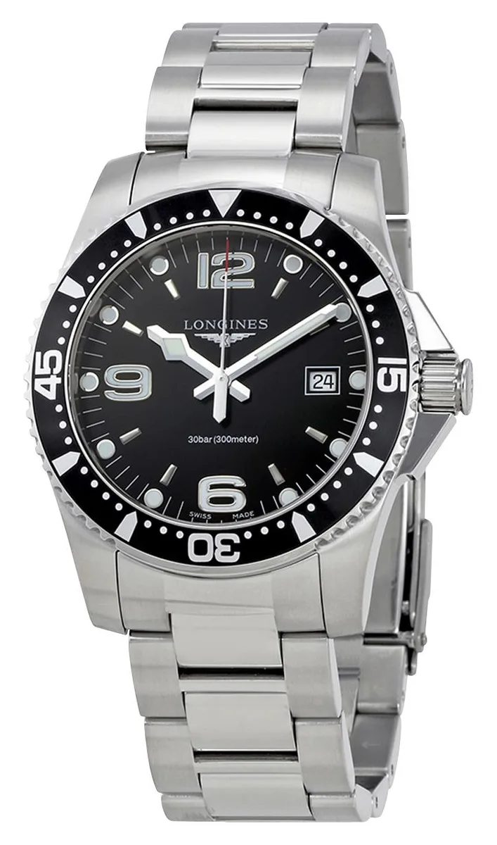 Longines Longines HydroConquest L3.740.4.56.6 41 mm Black Dial Quartz Watch — product photo