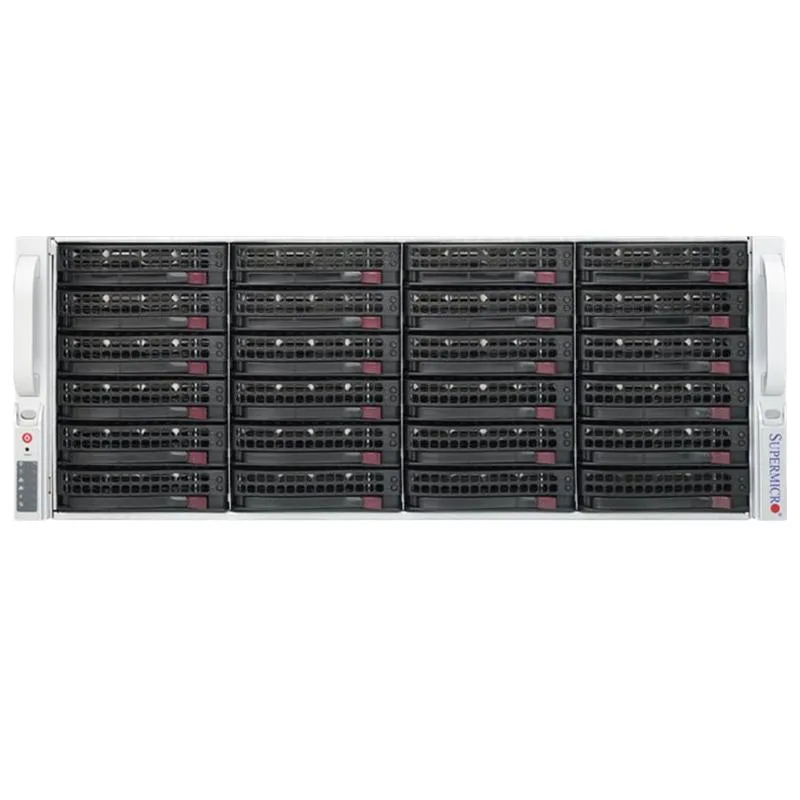 Supermicro Supermicro SYS-8048B-TRFT 4U rack server 4× Xeon E7-4820 v2 2.0 GHz 1 TB DDR3 24× 3.5″ bays — photo du produit