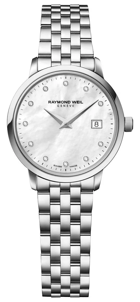 Raymond Weil Raymond Weil Toccata 5988-ST-97081 29 mm Mother-Of-Pearl Diamond Dial Quartz Watch — product photo
