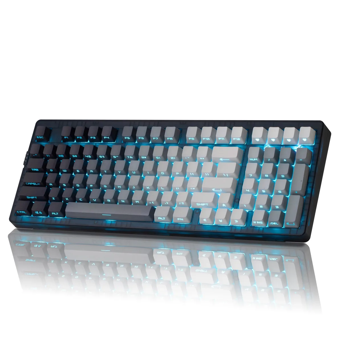 ZORNHER ZORNHER ZH980 Shadowy 98-Key Wireless Mechanical Gaming Keyboard — product photo