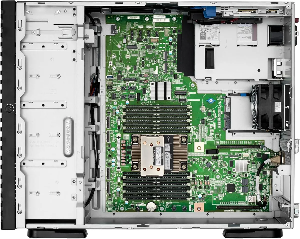 HPE HPE ProLiant ML110 Gen11 Xeon Silver 4514Y 16C 2.0GHz 64GB 2x960GB SATA 2x800W P71687-005 — photo du produit