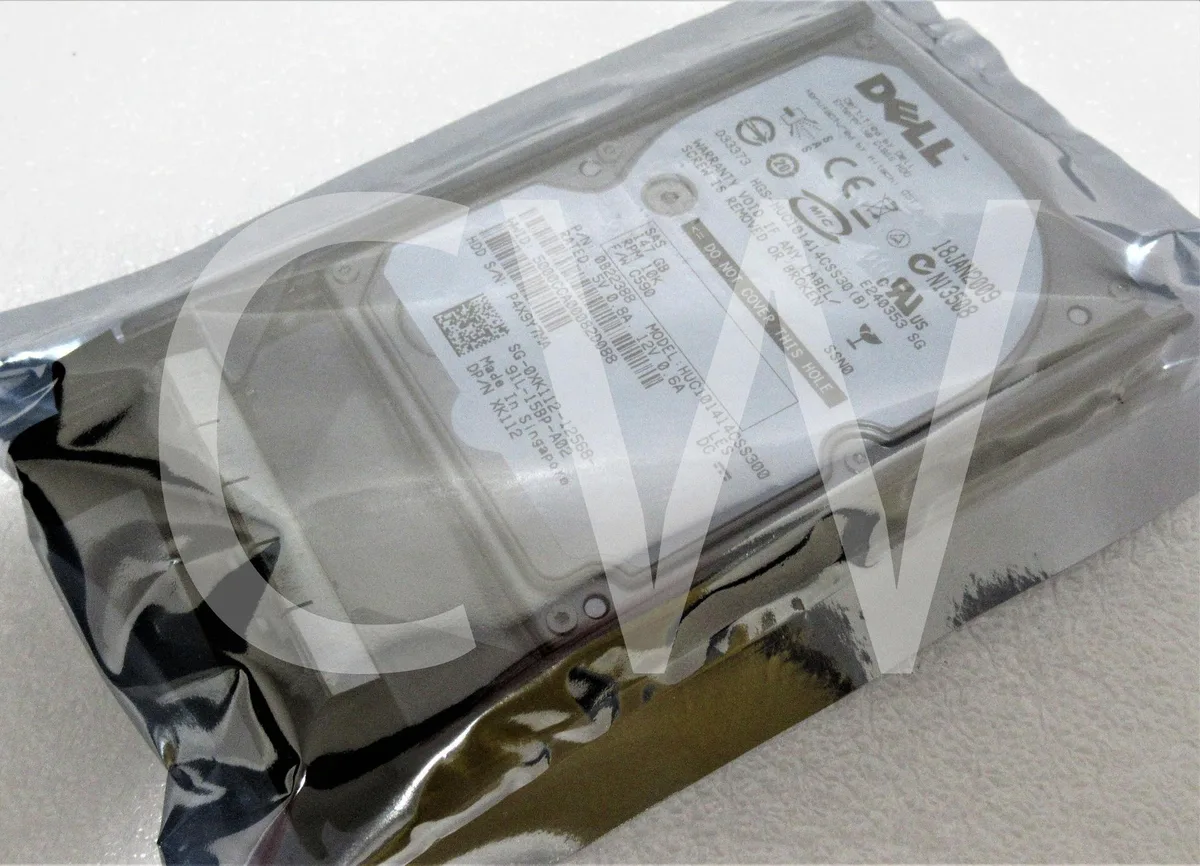 2.5 inch SAS hard drive in black caddy
