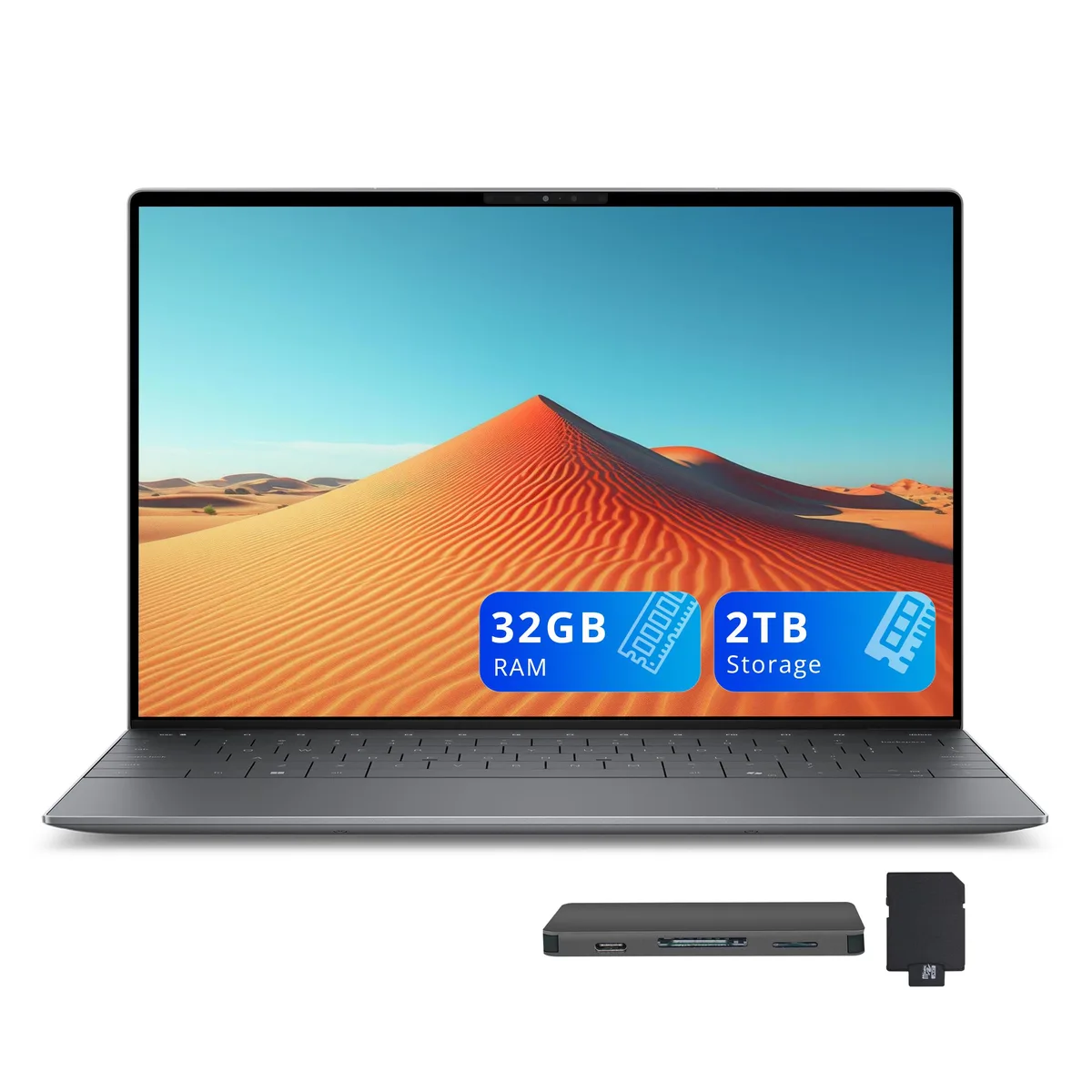 DELL DELL XPS 13 9345 13.4" FHD+ Business Laptop Snapdragon X Elite X1E-80-100 32GB DDR5 1TB SSD Graphite — ภาพสินค้า