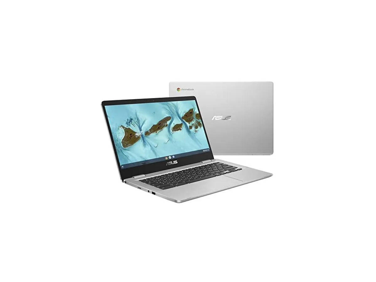 ASUS ASUS Chromebook C424 2-in-1 laptop 14.0" FHD 180° Celeron N4020 4GB LPDDR4 128GB Silver C424MA-AS48F — 商品写真