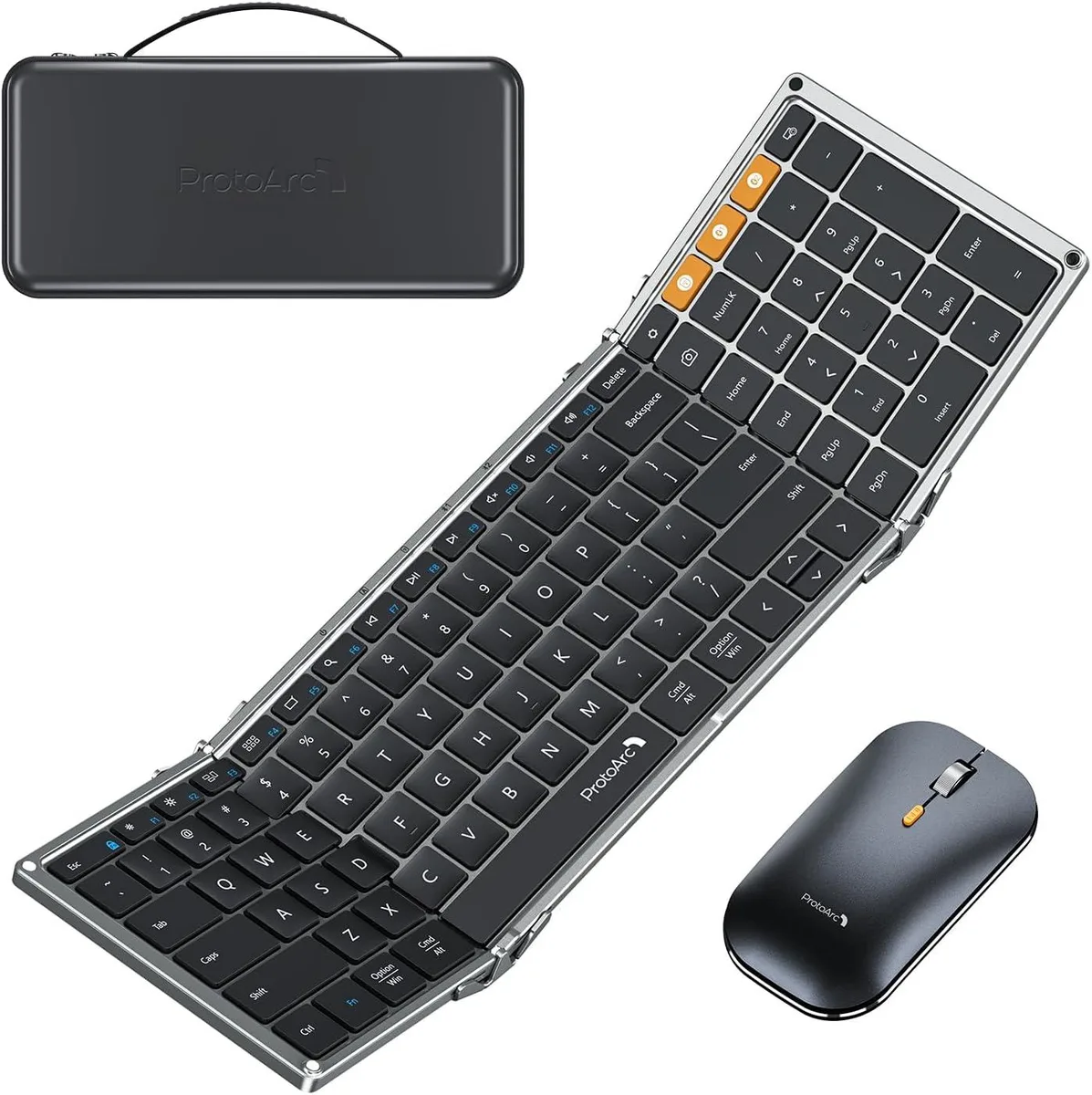 TUKO TUKO Foldable Gaming Keyboard 105-Key Black Gray — product photo