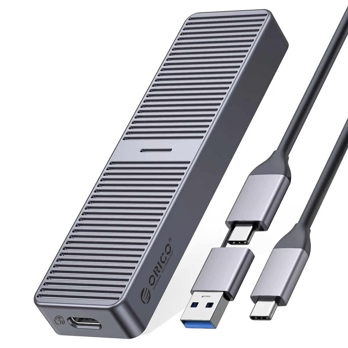 Orico Orico M.2 NVMe SSD Enclosure USB-C 10Gbps Aluminum Gray — toote foto