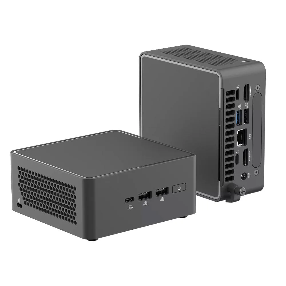 ASUS ASUS NUC 15 Pro NUC15CRHU5 Core Ultra 5 225H 16GB 512GB barebone mini PC — productfoto