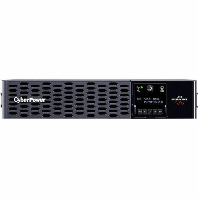 CyberPower CyberPower PR750RTXL2UC UPS 750VA 750W 120V 2U Rack/Tower Sine Wave 8 Outlets — 商品写真