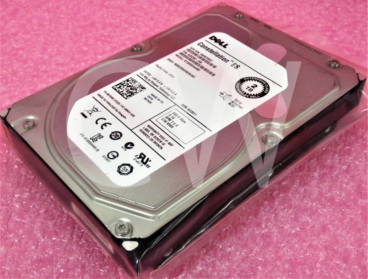 DELL DELL ST32000444SS 2TB 7.2K 3.5" SAS internal hard drive — 商品写真