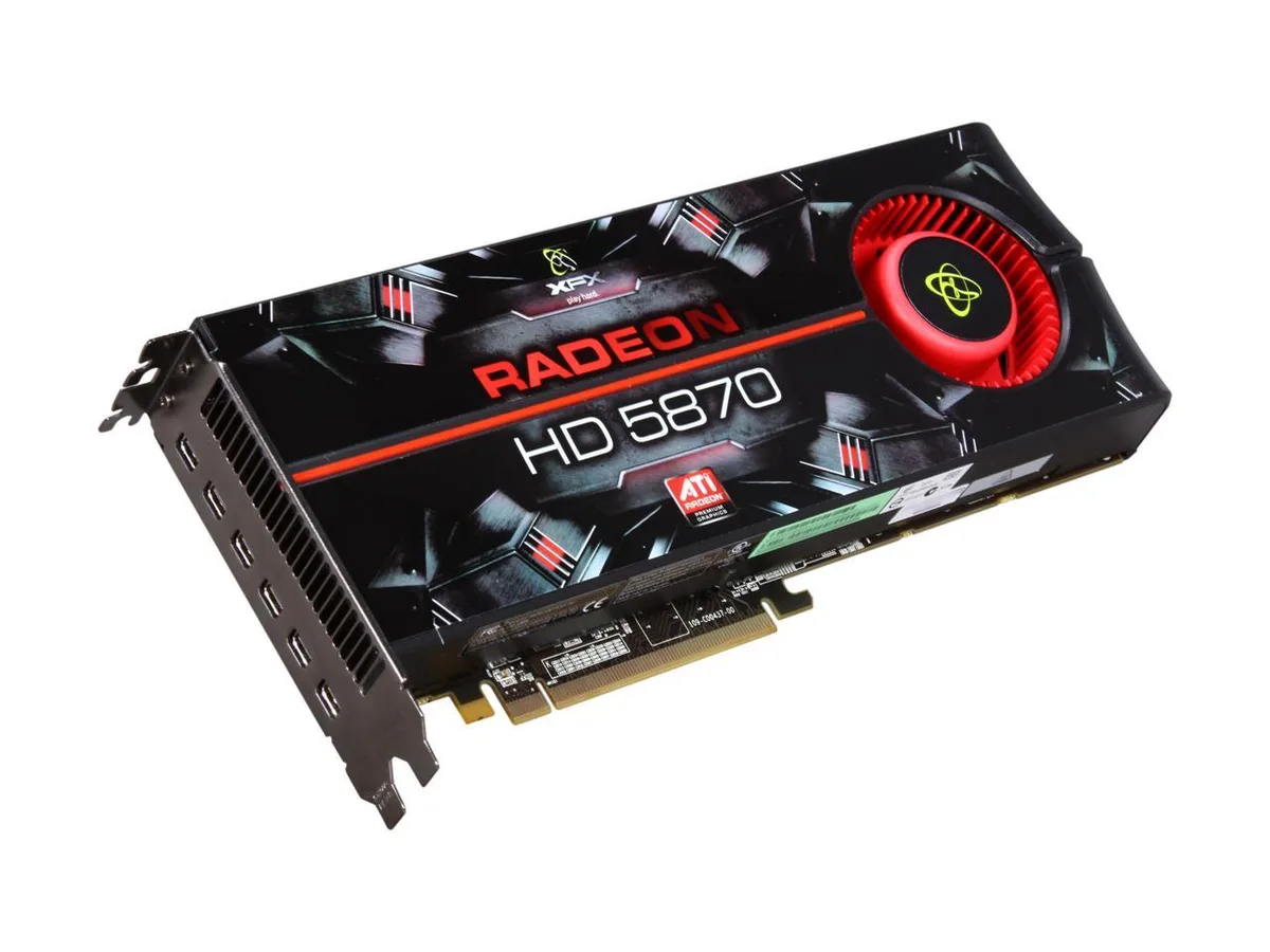 XFX XFX Radeon HD 5870 2 GB Blower graphics card — product photo