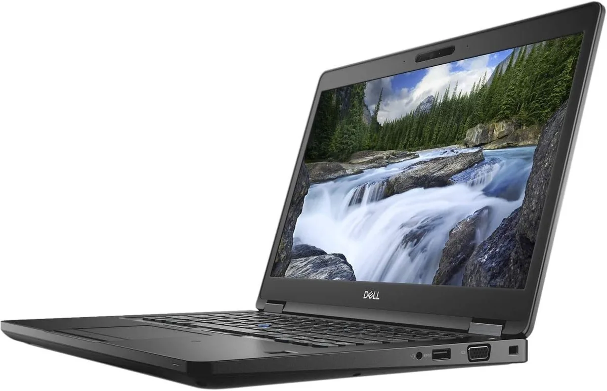 Silver Dell Latitude 5491 14 inch laptop, Grade B refurbished condition