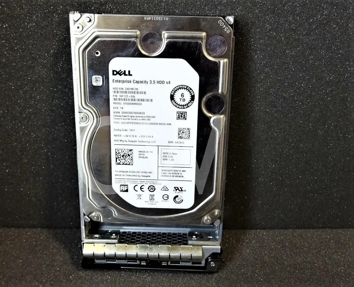 DELL DELL 6TB 7.2K 3.5in SATA Internal Hard Drive ST6000NM0024 — 제품 사진