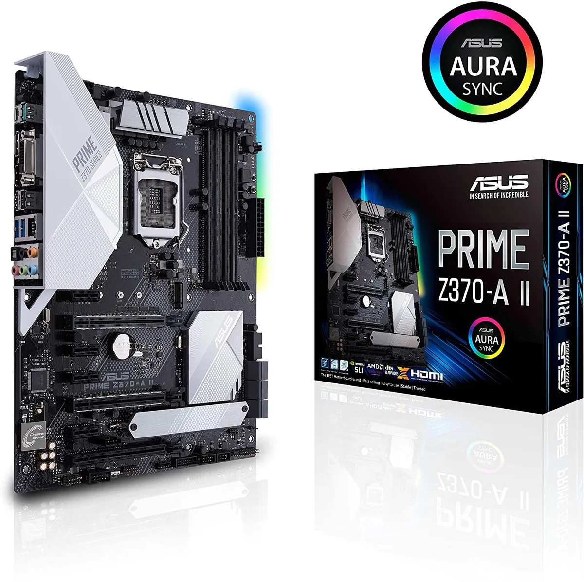 ASUS ASUS Prime Z370-A II Intel motherboard — photo du produit