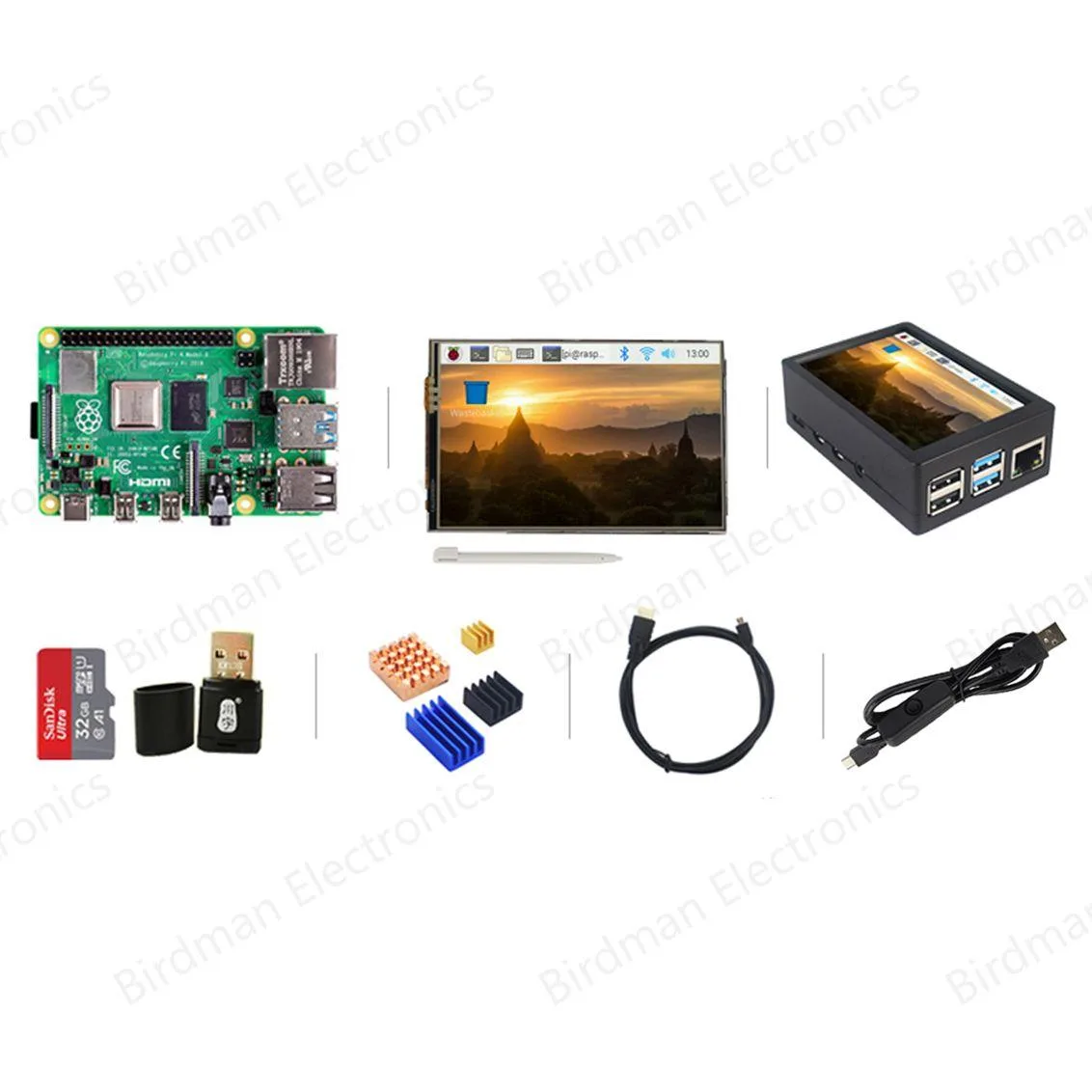 Raspberry Pi Raspberry Pi 4B python suite 8GB 3.5" Touch Screen Kit — φωτογραφία προϊόντος