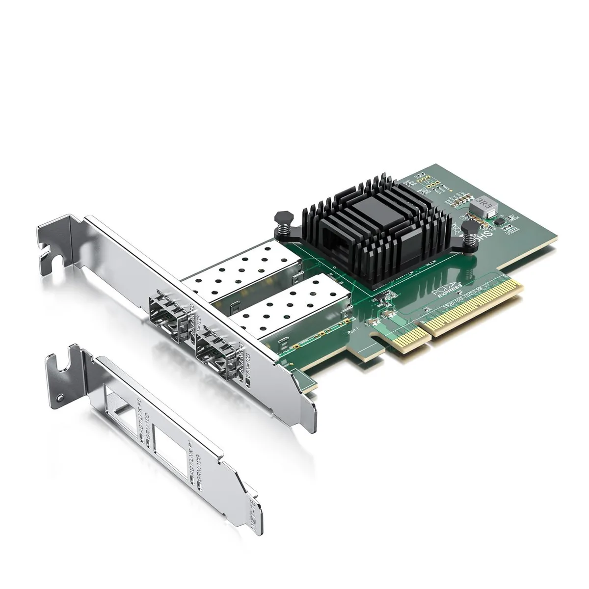 Vszerda Vszerda 10Gb SFP+ PCIe x8 network card, Intel 82599ES, dual port — صورة المنتج