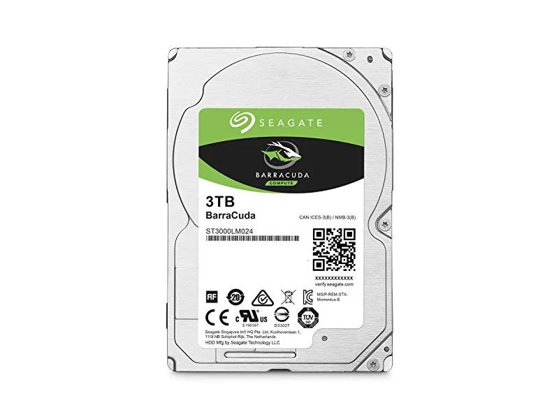 Seagate Seagate BarraCuda 3TB 2.5" SATA 5400 RPM 128 MB internal hard drive — תמונת המוצר