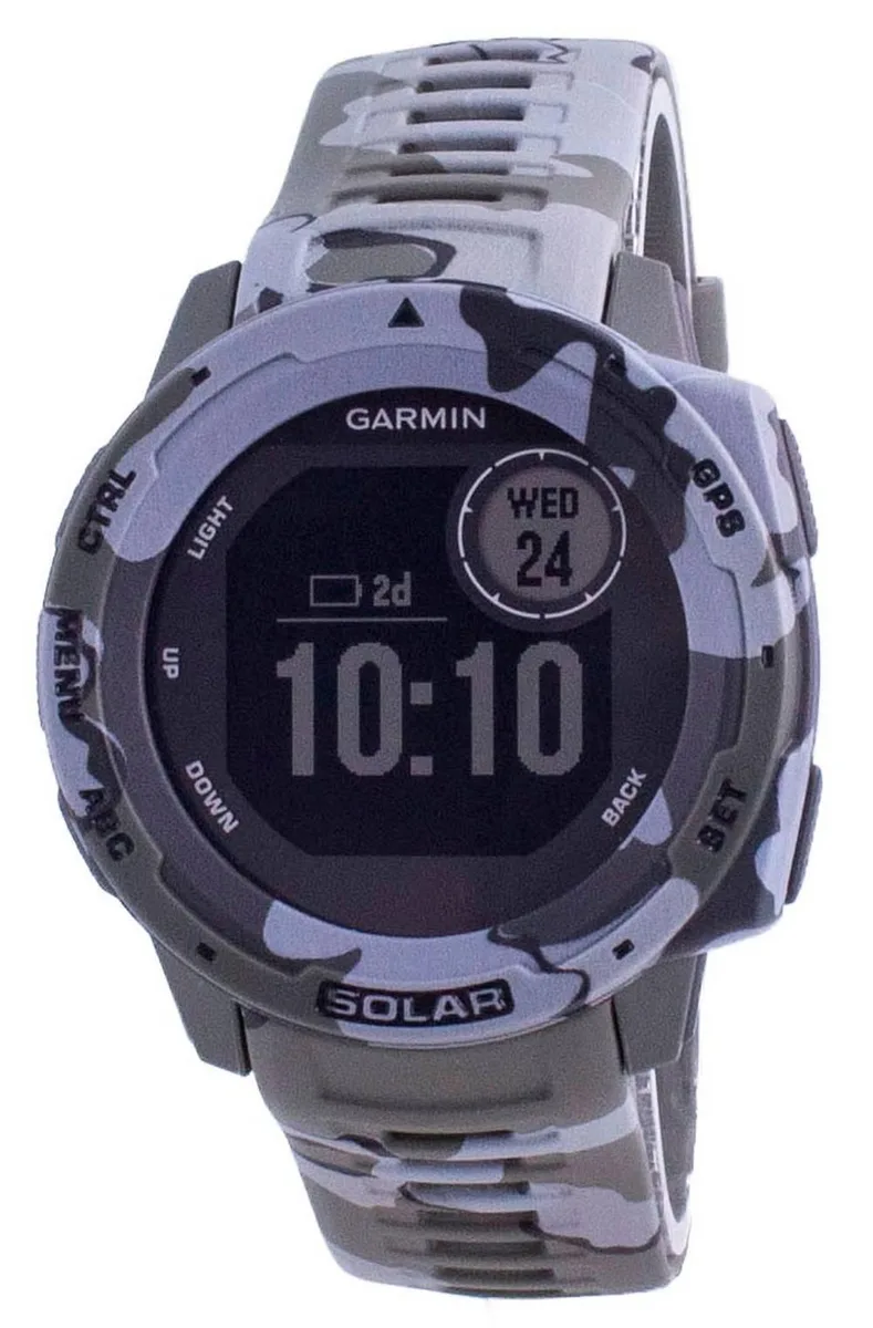 Garmin Garmin Instinct Solar Tactical Lichen Camo 010-02293-06 Watch — 제품 사진