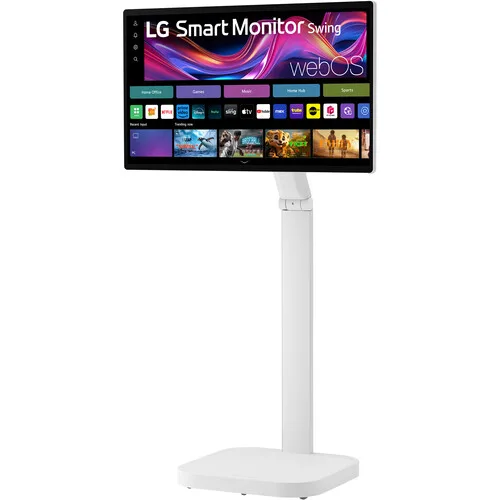 LG Electronics LG Electronics 32U889SA-W 31.5" 4K IPS Touchscreen Monitor with Wheeled Stand, White — photo du produit