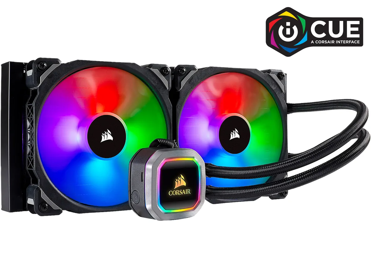 Corsair Corsair H115i RGB Platinum 280mm liquid cooler CW-9060038-WW — product photo