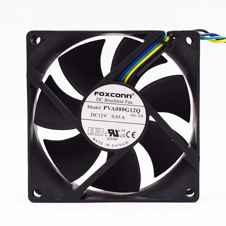 SXDOOL SXDOOL 80mm case fan 5500-5999 RPM 60-65 CFM hydro bearing 4-pin PWM — product photo