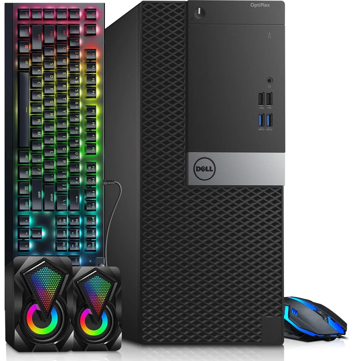 DELL DELL OptiPlex 5040 Mini Tower i5-6500 16GB 512GB Radeon 550 RGB accessories — product photo