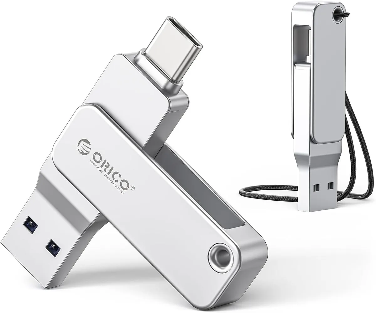 Orico Orico EB05 256GB USB-C &amp; USB-A Flash Drive 150MB/s Silver — φωτογραφία προϊόντος