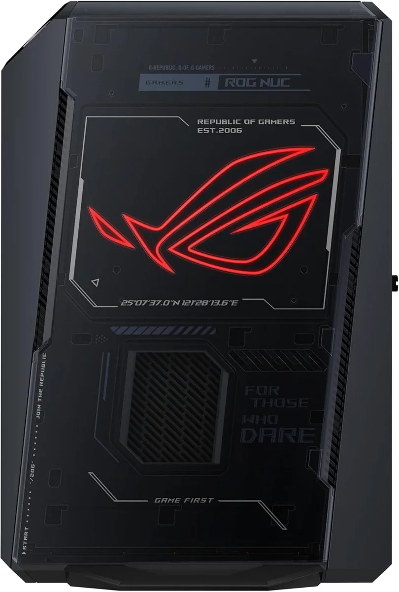 ASUS ASUS ROG NUC 2025 Core Ultra 9 275HX RTX 5070Ti 12GB 32GB 1TB barebone mini PC — product photo