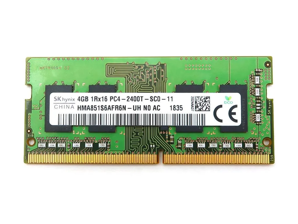 SK hynix SK hynix HMA851S6AFR6N_UA 4GB DDR4 2400MHz SO-DIMM laptop RAM — Produktfoto