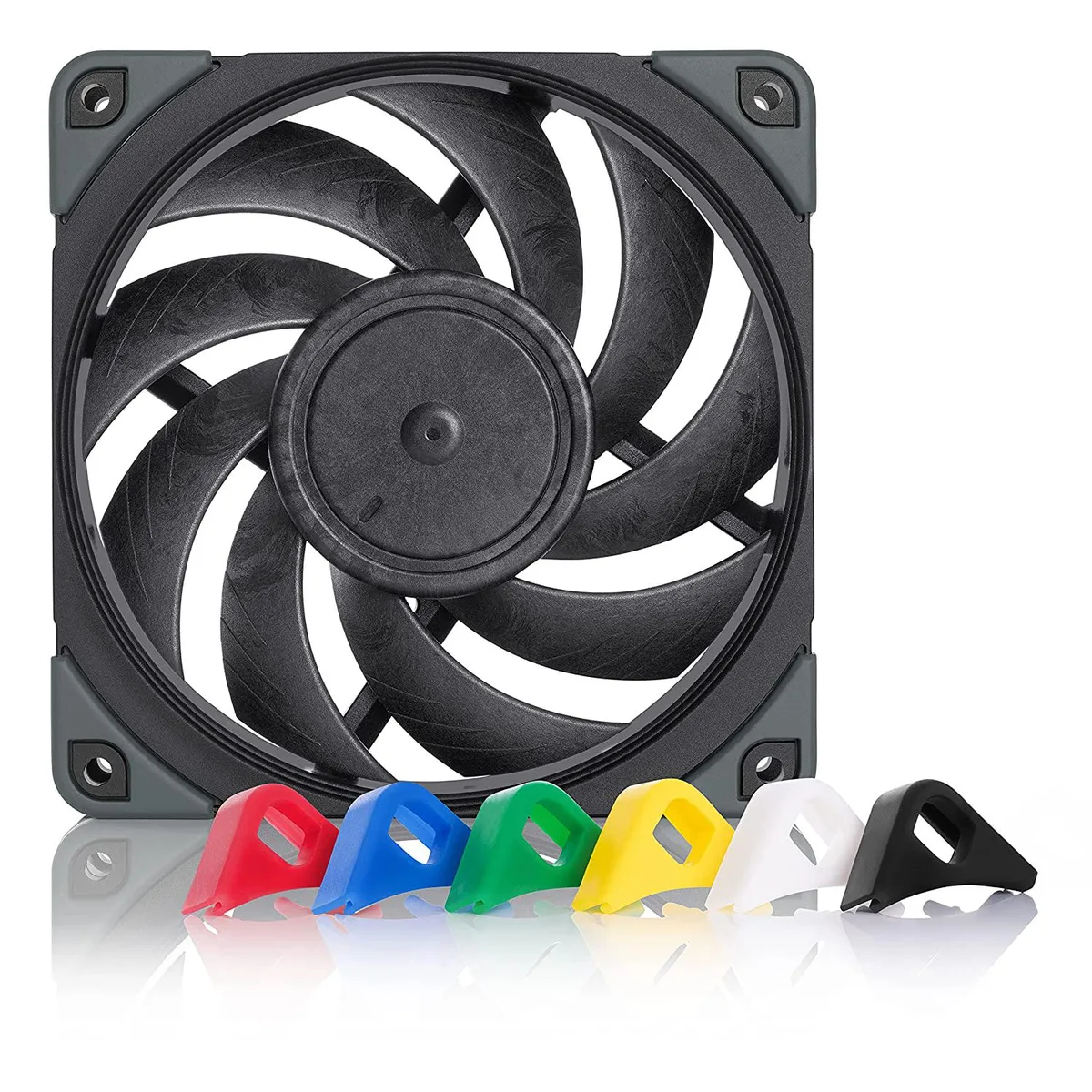 Noctua Noctua NF-A12x25-PWM-CH-BK-S 120mm case fan 25mm 2000 RPM 60 CFM 22.6 dB(A) 4-pin black — صورة المنتج