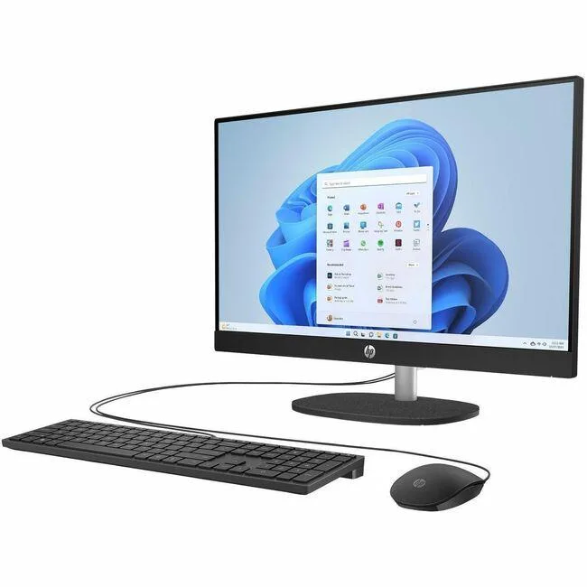 HP HP 24-cr0430 All-in-One Desktop PC Intel i3-N300 8GB 256GB SSD 23.8" FHD Jet Black — photo du produit