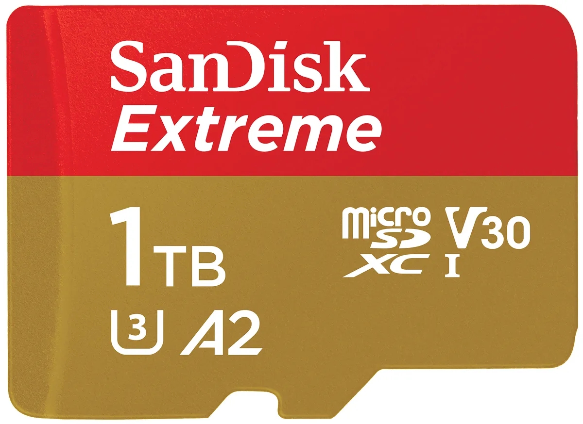 SanDisk SanDisk Extreme microSDXC 1TB UHS-I U3 A2 V30 190MB/s SDSQXAV-1T00-GN6MA memory card — φωτογραφία προϊόντος