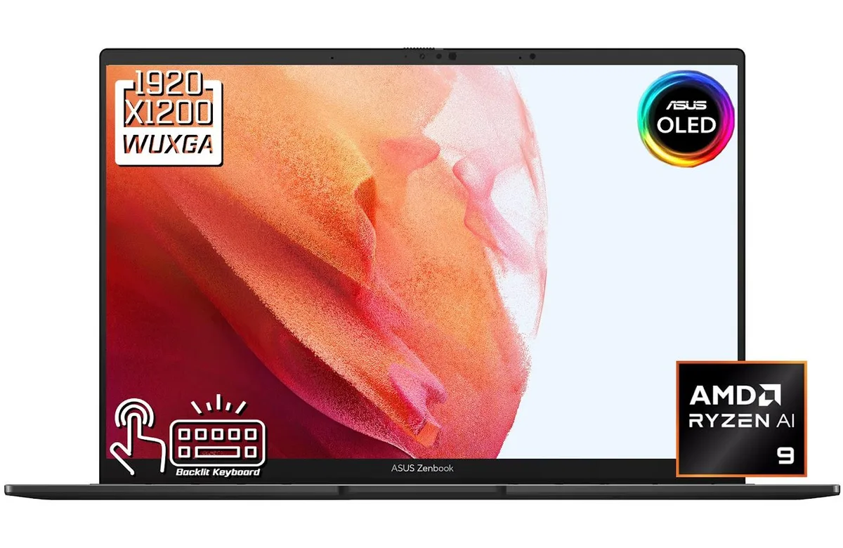 ASUS ASUS Zenbook 14 business laptop AMD Ryzen AI 9 465 16GB 1TB OLED touchscreen — صورة المنتج