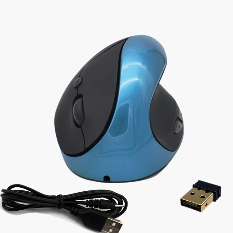 eForChina eForChina JSY-03 Wireless Vertical Gaming Mouse Blue 1600 DPI 6 Keys 2.4 GHz 500 mAh — fotografia produktu