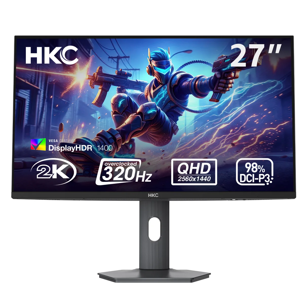 HKC HKC G27M5Pro 27" 1440p 320Hz QD-Mini LED gaming monitor — product photo