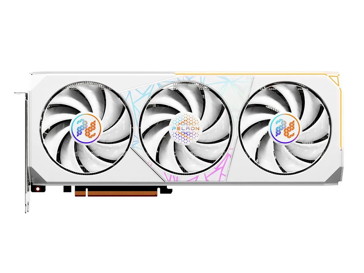Peladn Peladn RTX 3070 Ti 8GB GDDR6X Triple-fan White graphics card — product photo
