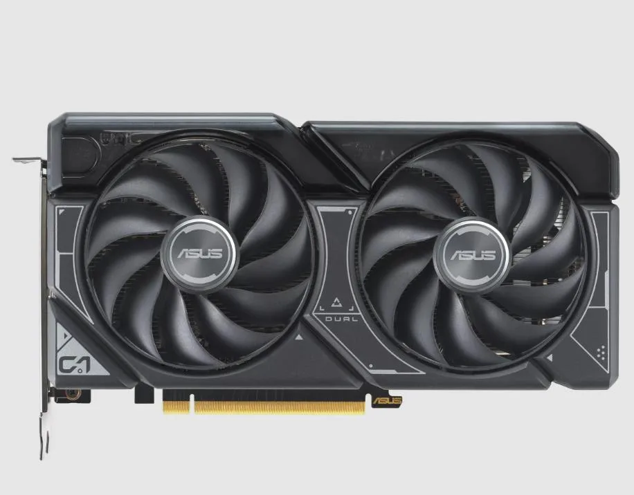 ASUS Dual RTX 4060 Ti 16GB graphics card dual-fan cooler dark finish
