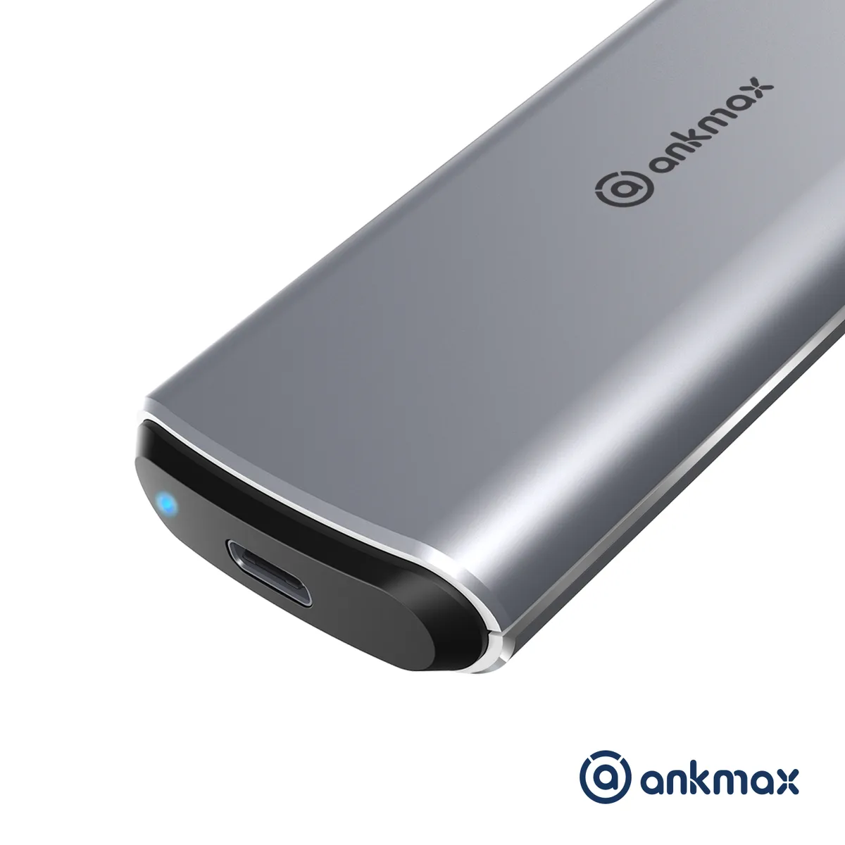 ankmax ankmax UC312M2 NVMe SATA card reader Space Gray — 商品写真