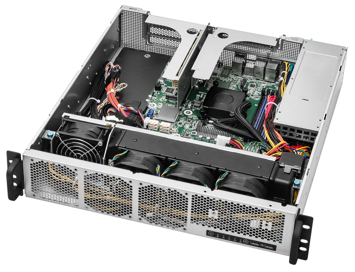 ASRock Rack ASRock Rack 2U1G-B650/AQUA barebone server 2U AM5 DDR5 192GB — vörumynd