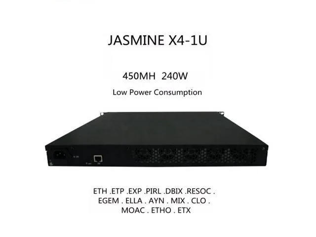 bitmain bitmain Jasminer X4-C 1U 450 MH/s 240W mining hardware — photo du produit