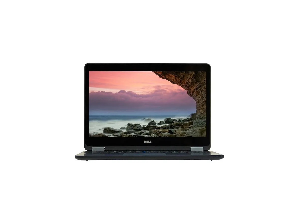 Silver Dell Latitude E7470 ultrabook closed lid 14 inch
