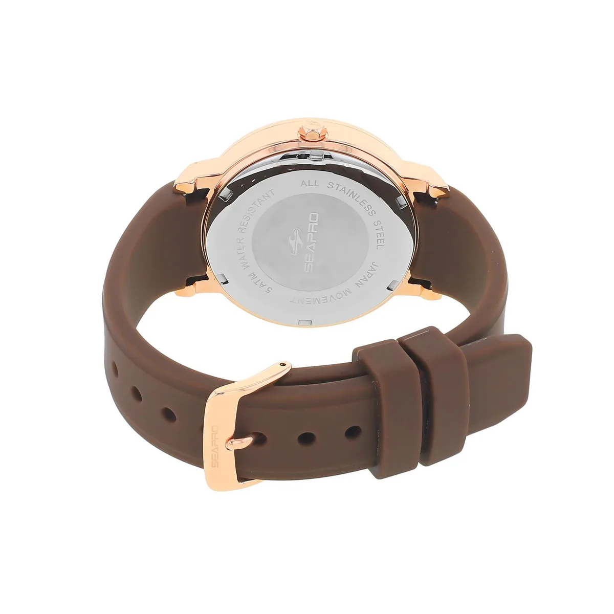 SEAPRO SEAPRO SP4414 Swell Watch 17 mm Band Brown 50 m — fotografija proizvoda