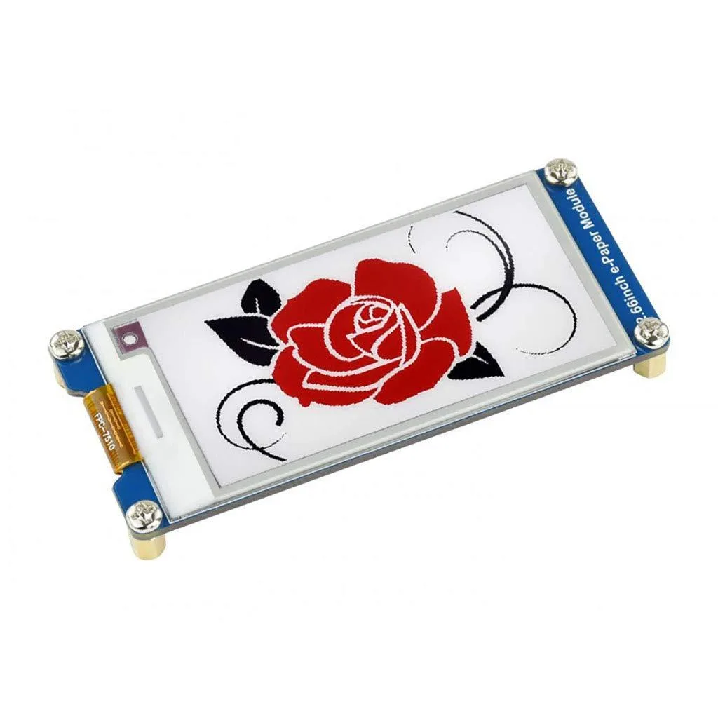 LORDWORLD LORDWORLD 2.66inch E-Paper Display Module (B) 296×152 SPI — foto produk