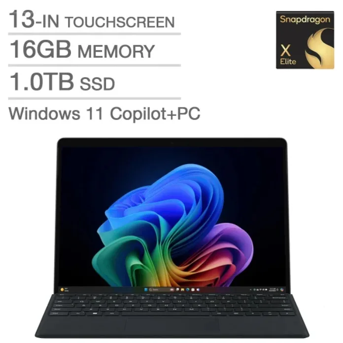 Microsoft Microsoft Surface Pro MS-EP2-23855/RB 2-in-1 laptop Snapdragon X Elite 16GB 1TB 13.0 — foto del producto
