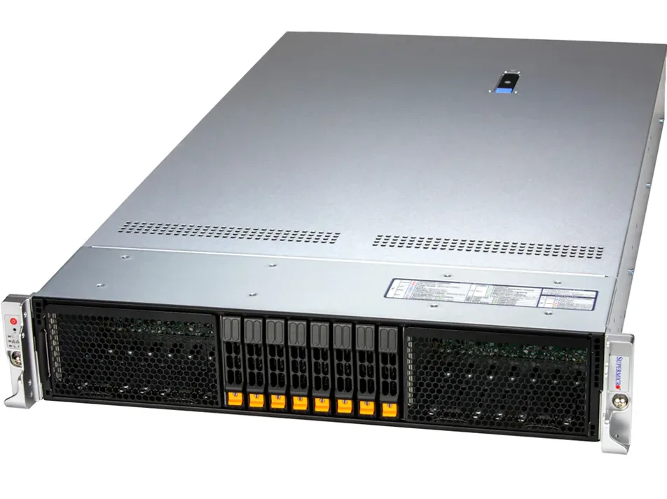 Supermicro Supermicro SYS-212HA-TN 2U rack server 12 DDR5 slots 8×2.5" NVMe/SAS/SATA 3 PCIe 5.0 1 AIOM — fotografia produktu