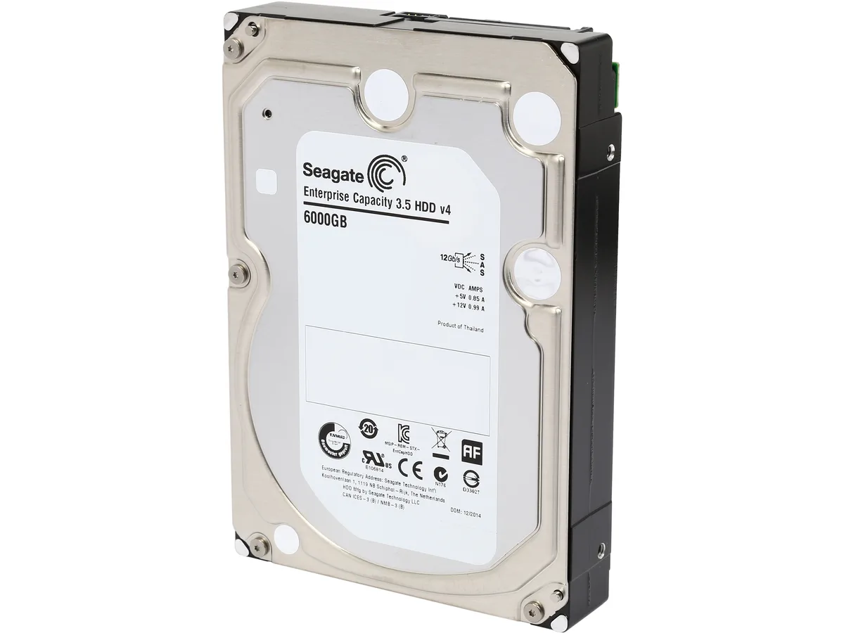 Seagate Seagate ST6000NM0014 6TB 7200 RPM SAS 12Gb/s 128MB 3.5" internal hard drive — produktbild