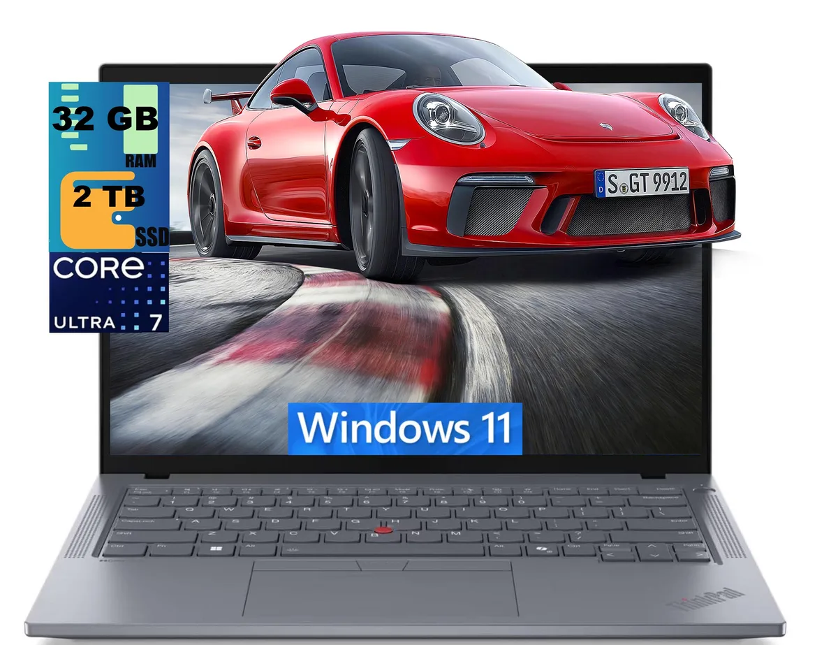 Lenovo Lenovo ThinkPad T14 laptop Intel Core Ultra 7 155U 12-core 32GB DDR5 2TB — product photo